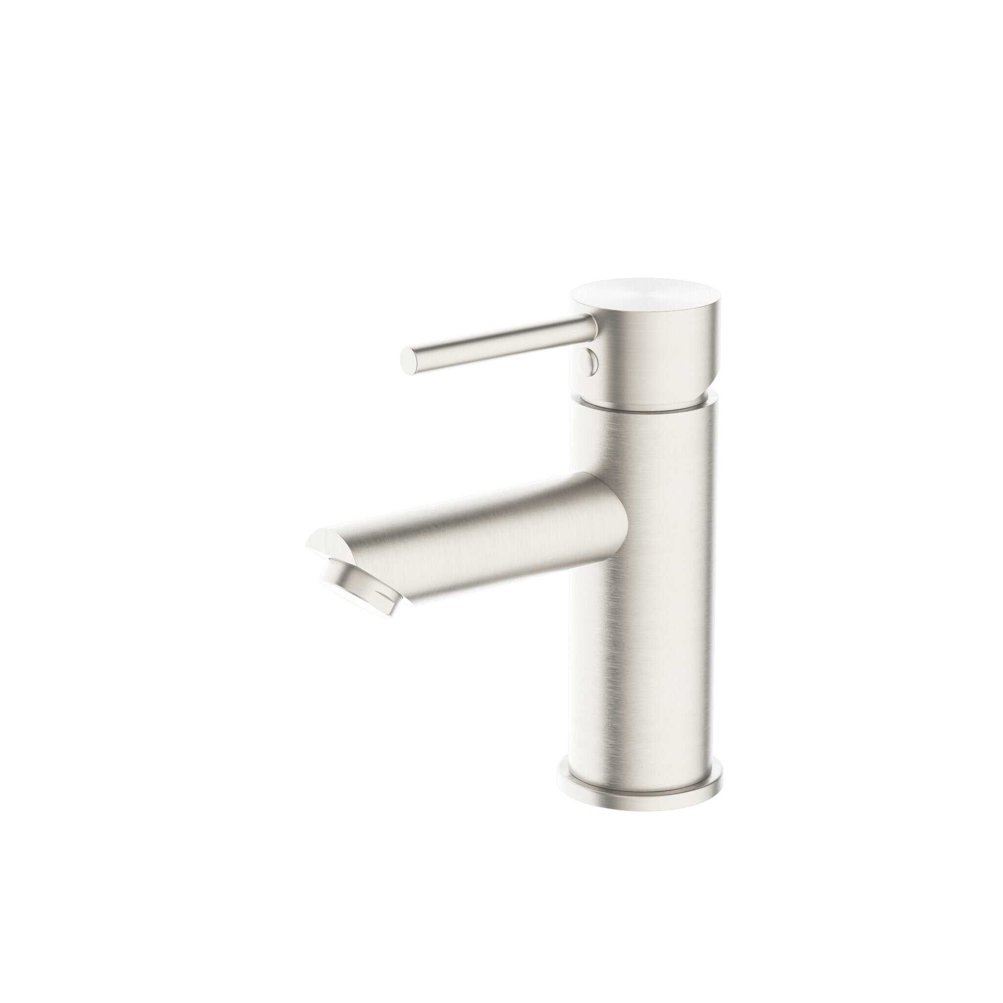 NERO DOLCE BASIN MIXER STRAIGH SPOUT BRUSHED NICKEL