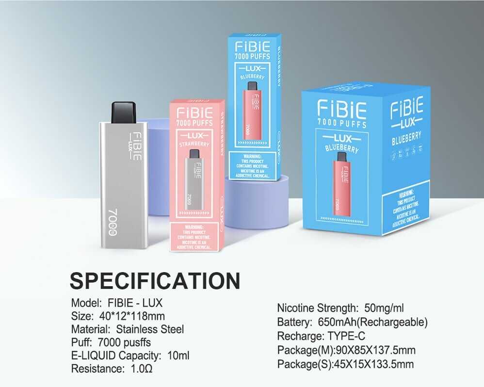 TRIPLE BERRY - FIBIE 7000 PUFFS Disposable Vape