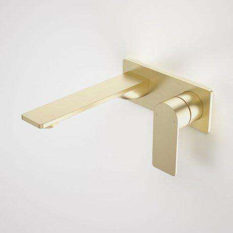 Caroma Urbane II 180mm Wall Basin/ Bath Mixer-Square Cover Plate