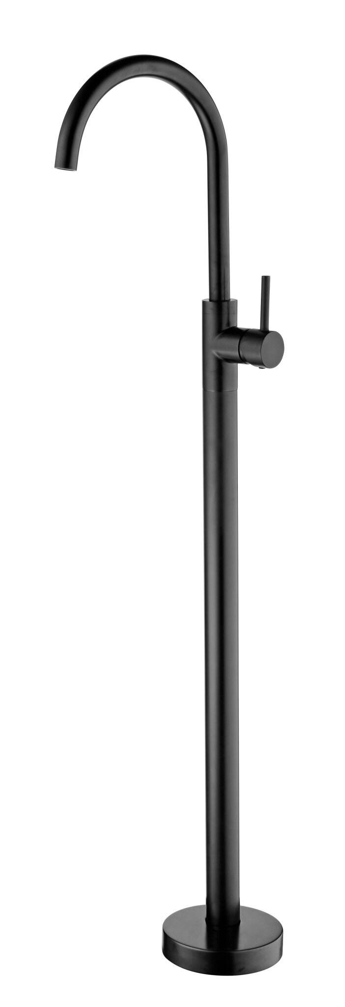 NERO MECCA FREESTANDING BATH MIXER MATTE BLACK