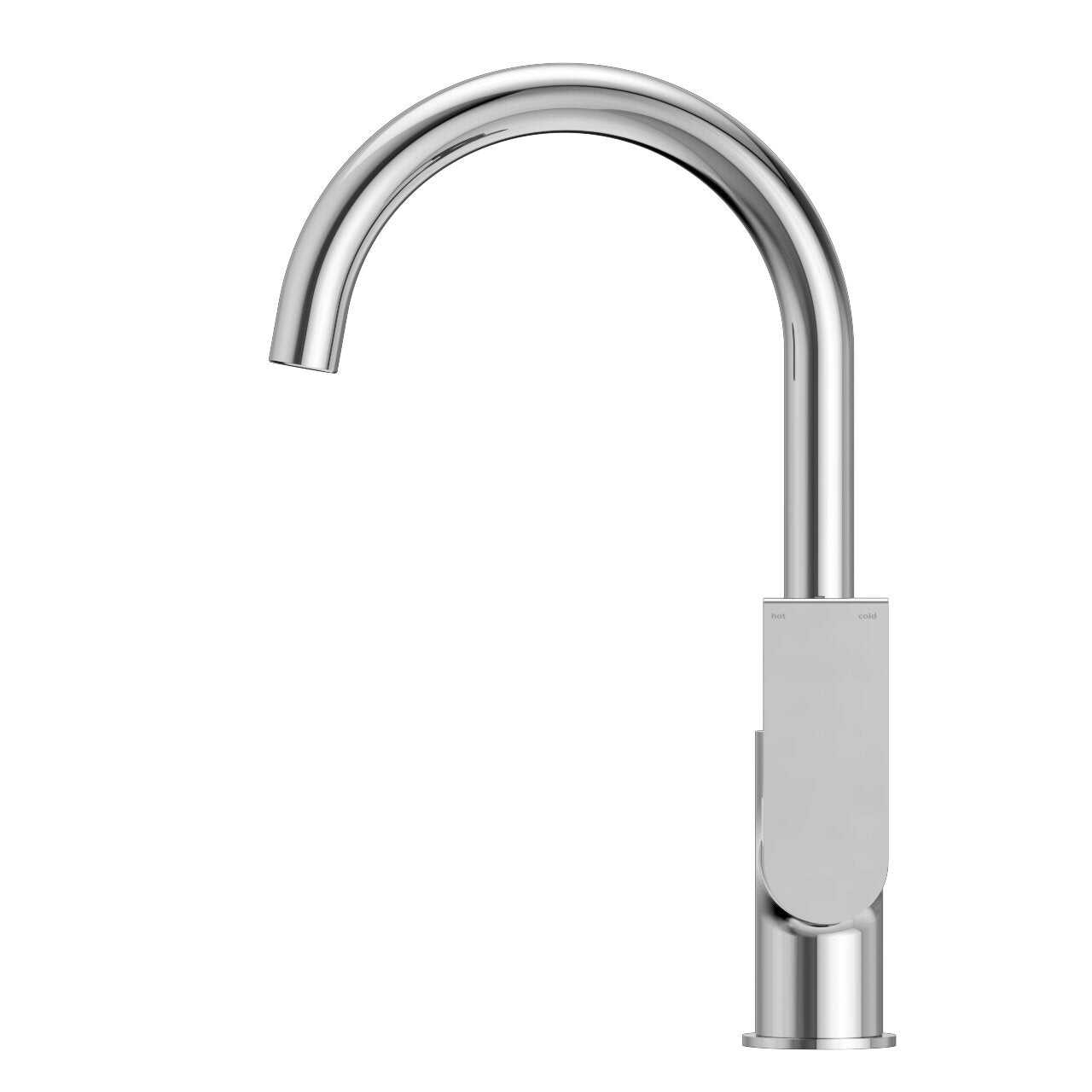 NERO BIANCA KTICHEN MIXER GOOSENECK SPOUT CHROME