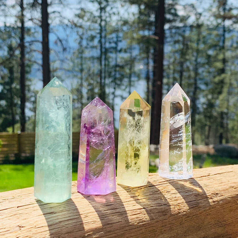 4 Crystal Sparkle Lightwork Manifestation Set