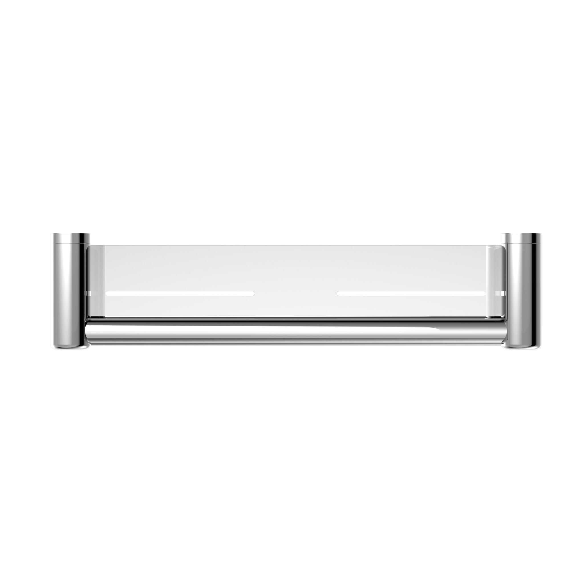 NERO MECCA CARE 25MM GRAB RAIL WITH SHELF 450MM CHROME