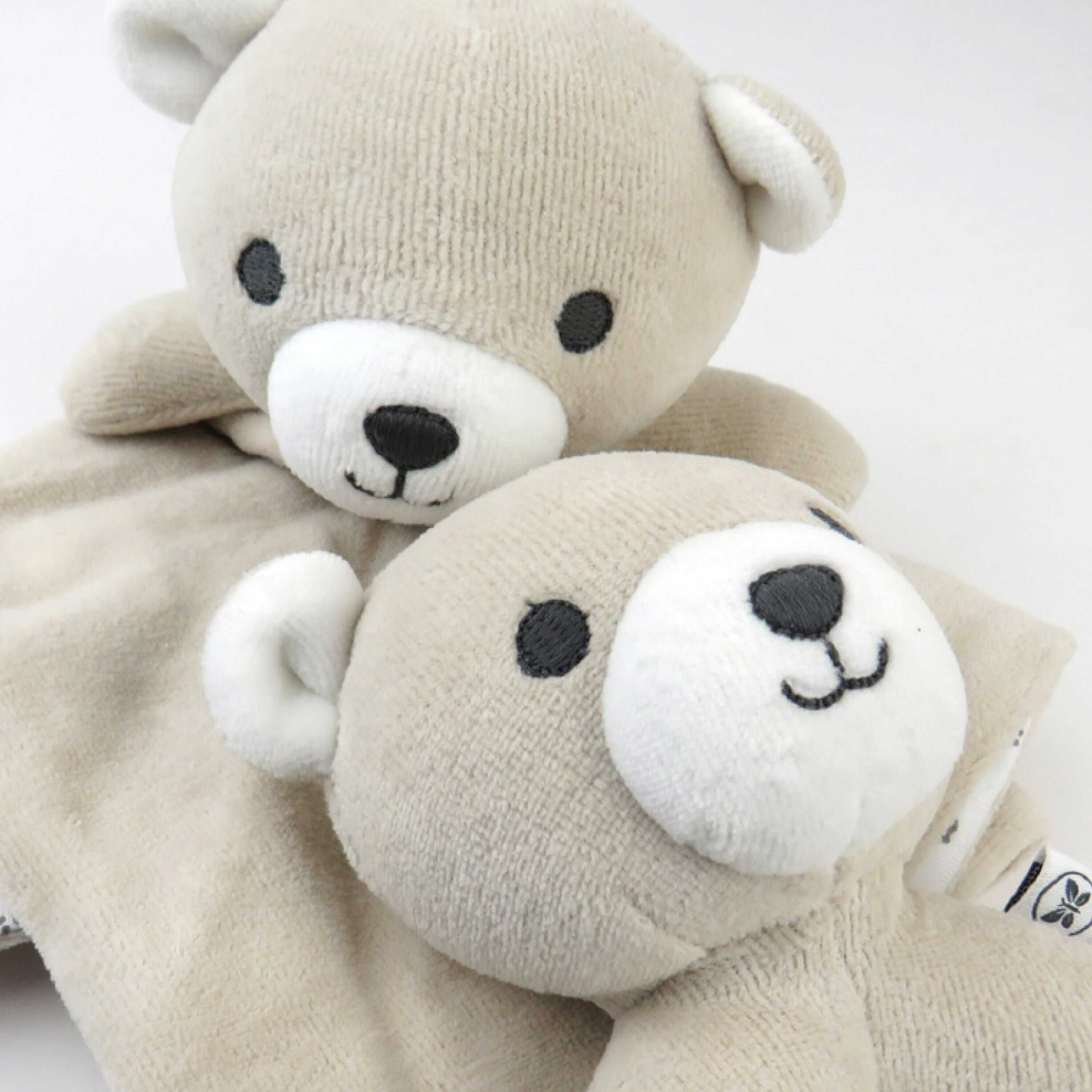 Bear Lovey and Rattle BEARY CUTE Gift Set