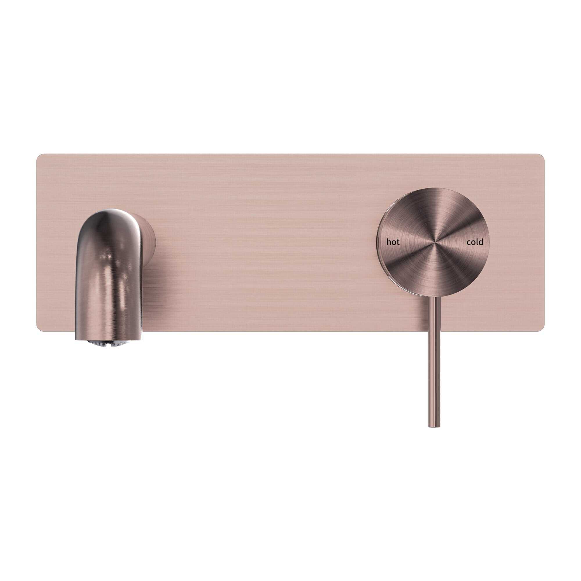 Nero Mecca Wall Basin/Bath Mixer