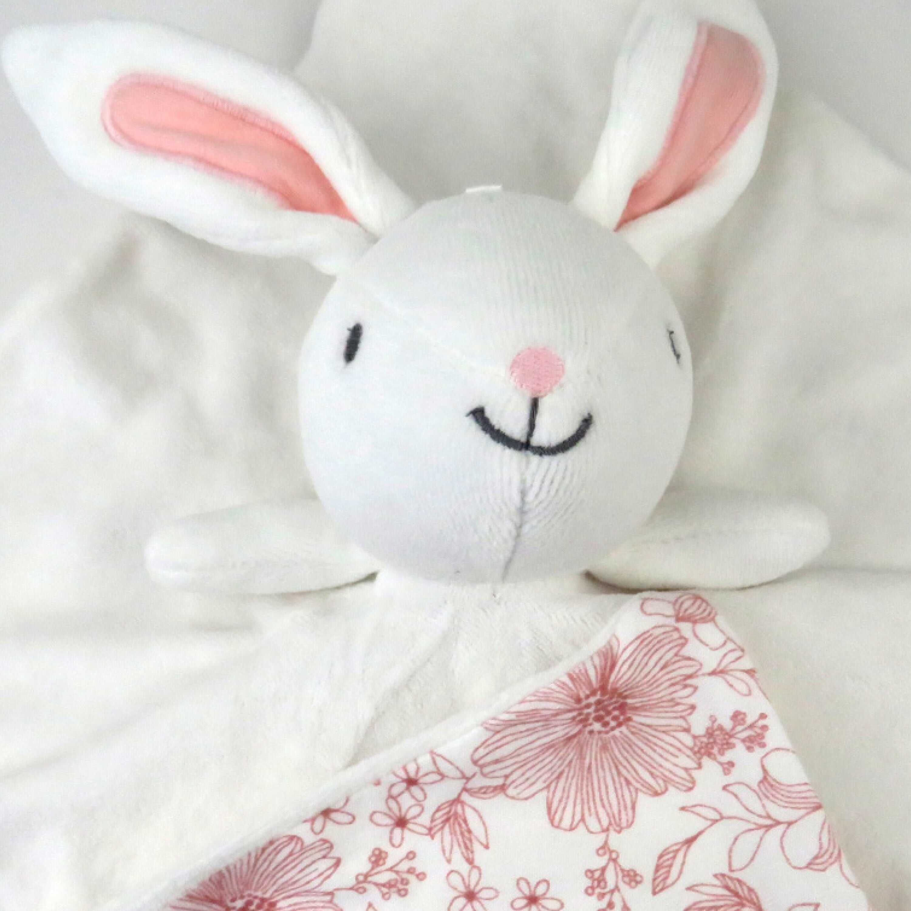 Rabbit Lovey and Rattle BUNNY SWEET Gift Set