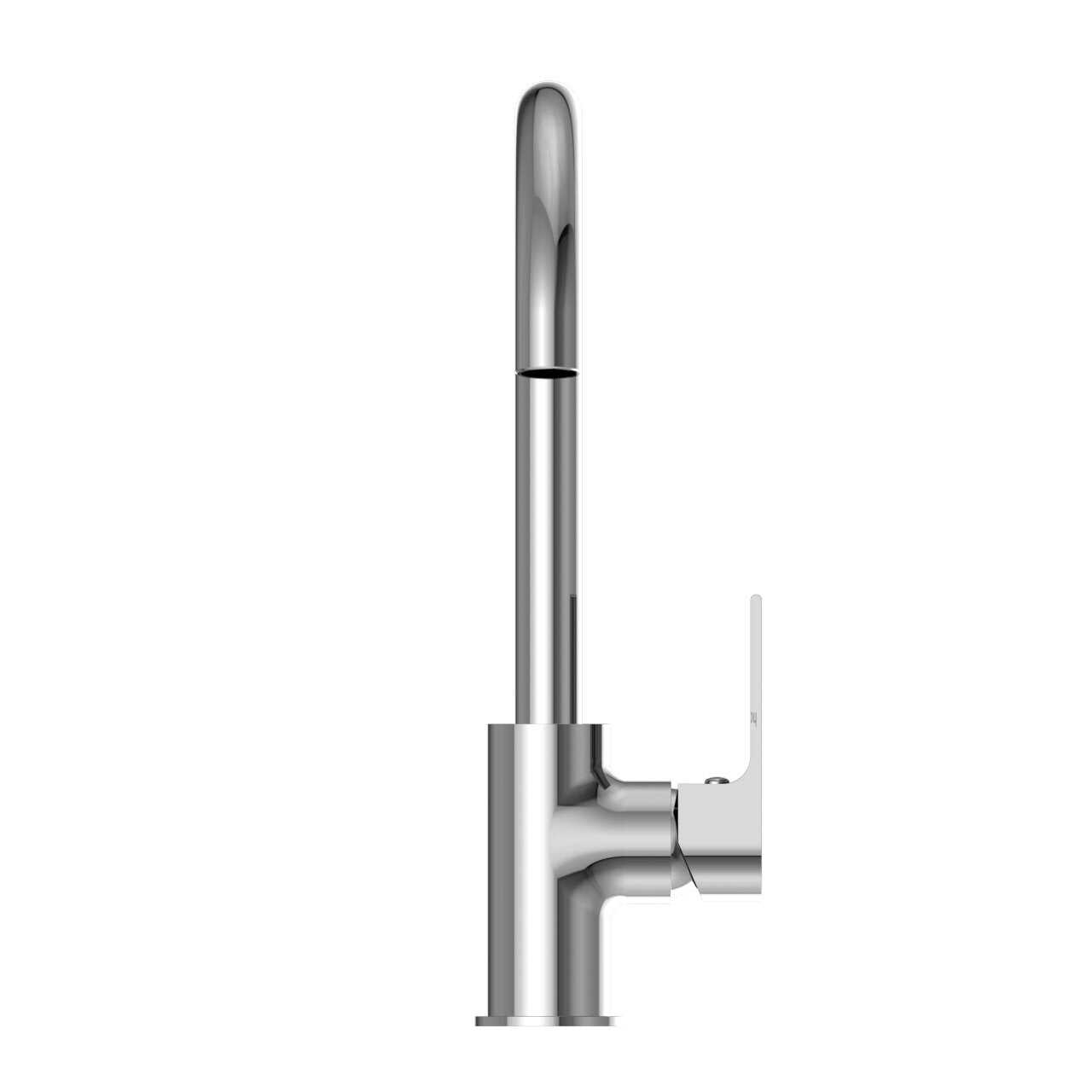 NERO BIANCA KTICHEN MIXER GOOSENECK SPOUT CHROME