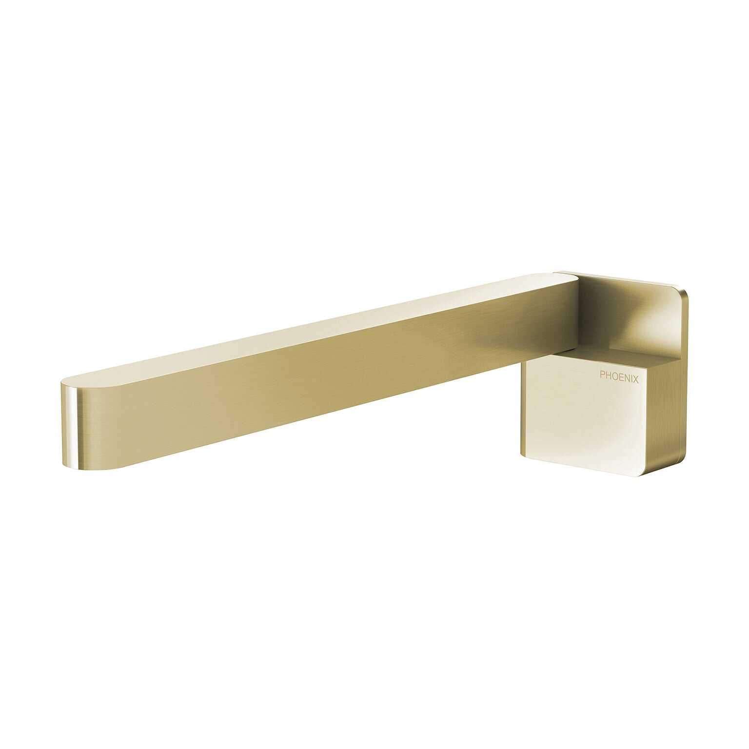 Phoenix Designer Swivel Bath Outlet 230mm Squareline