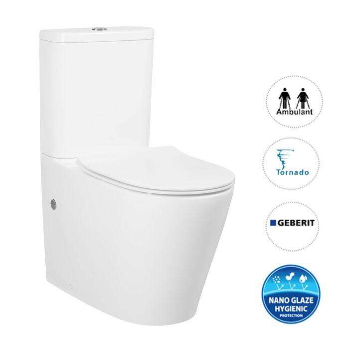 Feanza Tornado Back to Wall Toilet Suite