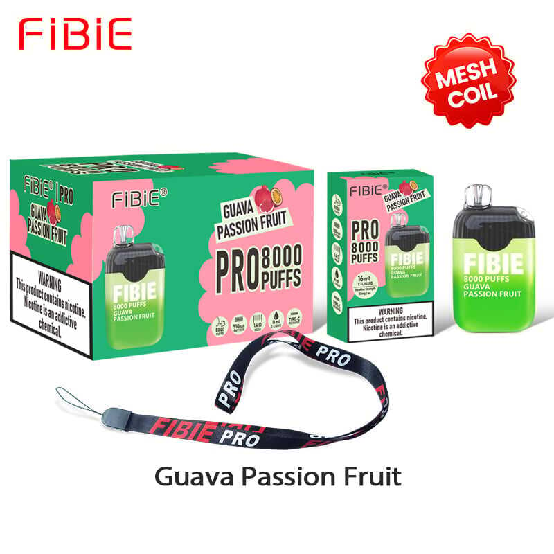 FIBIE 8000 PUFFS Disposable Vape (10 Flavors Collection)