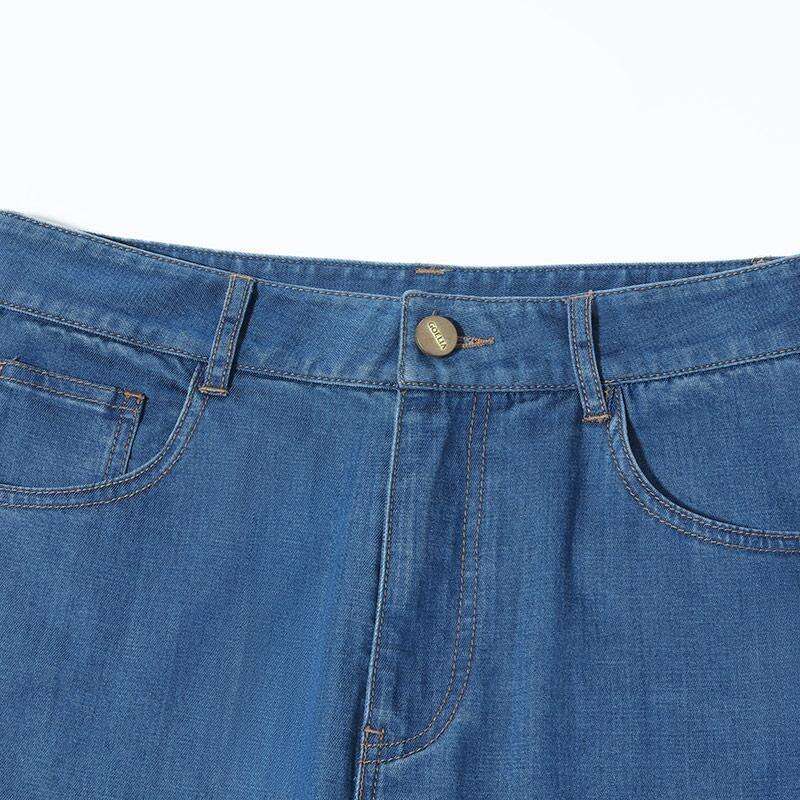 High Waist Straight Jeans