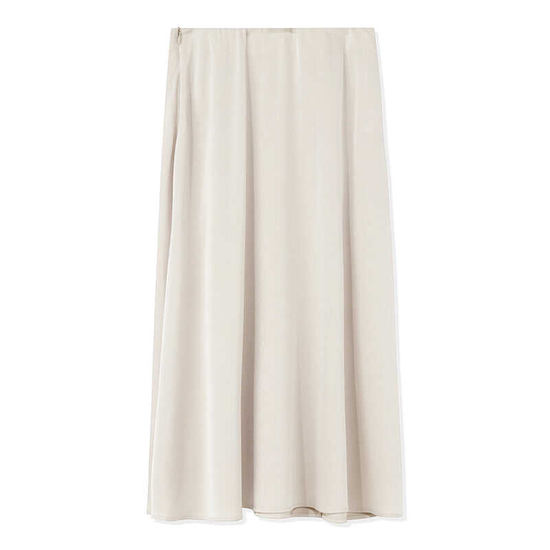 Acetate Side Split Skirt