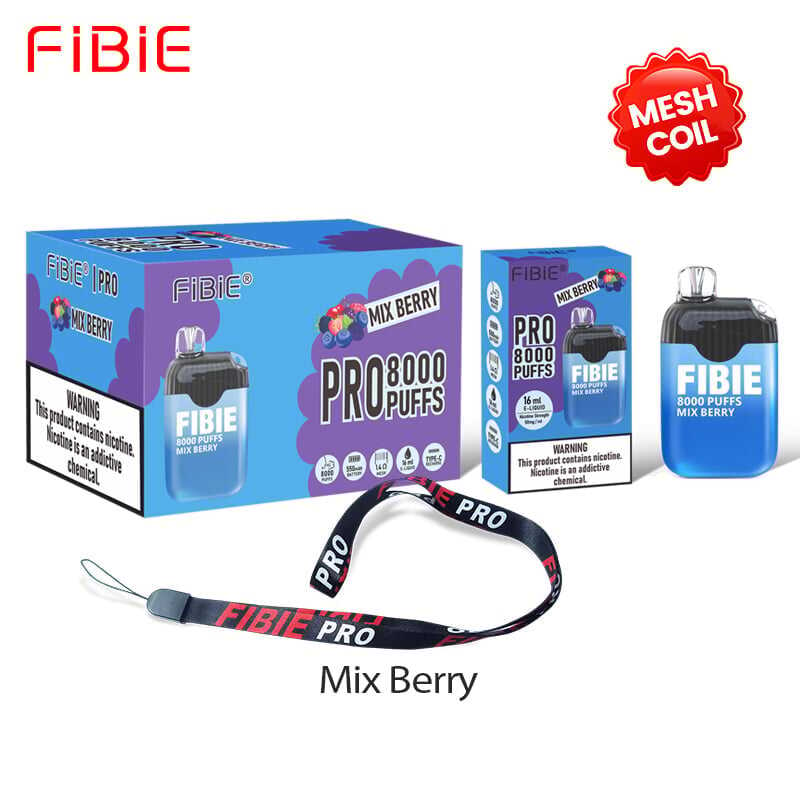 FIBIE 8000 PUFFS Disposable Vape (10 Flavors Collection)