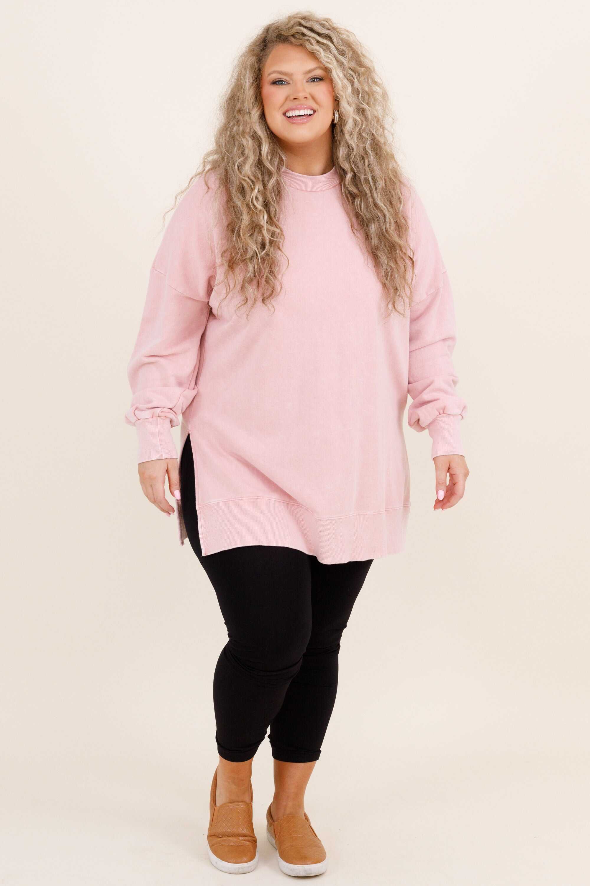 Cozy Pullover, Blush