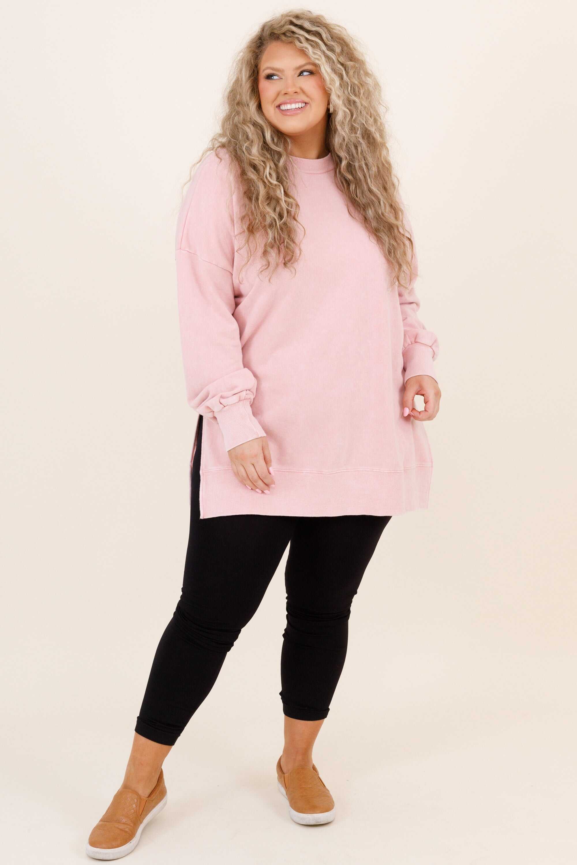 Cozy Pullover, Blush