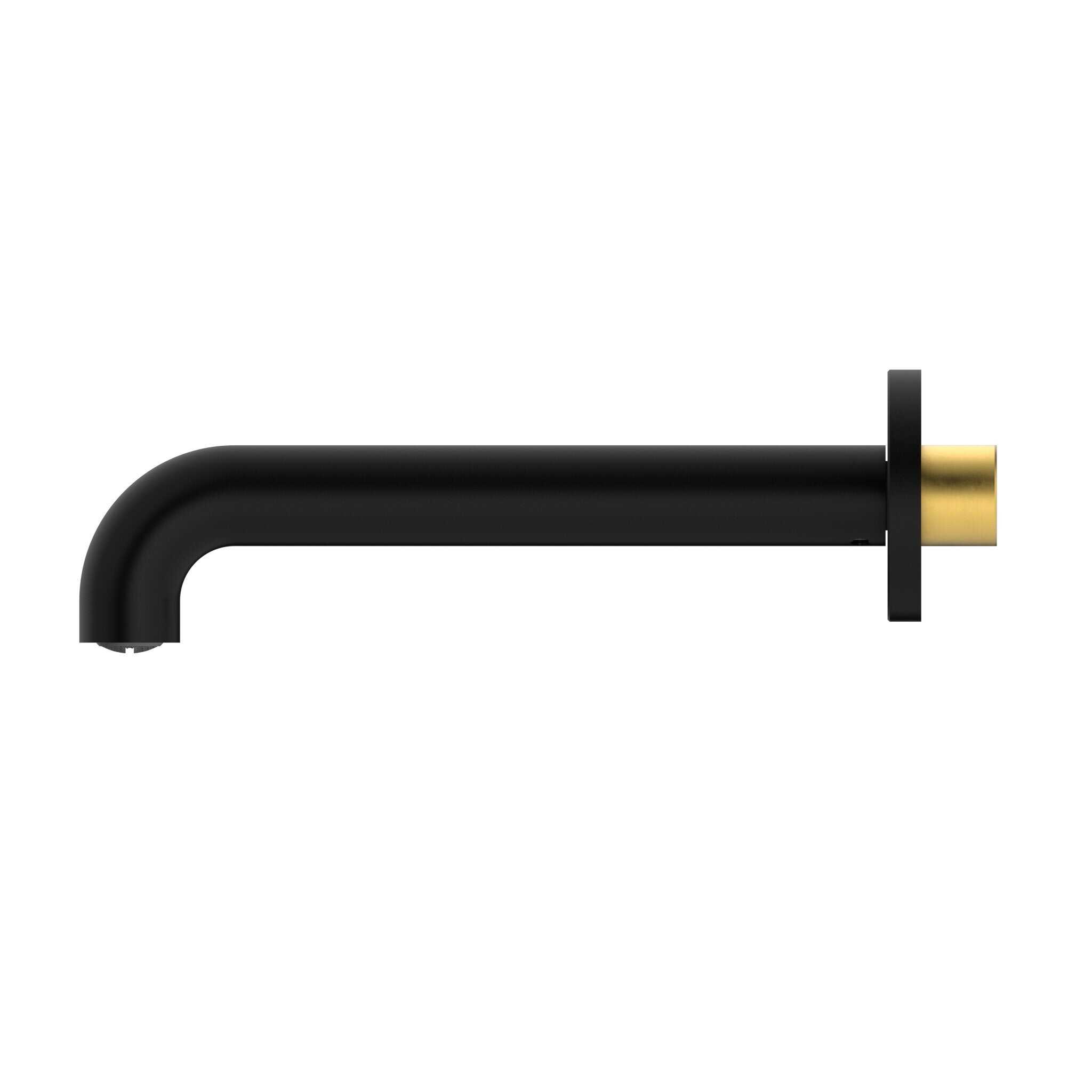 NERO MECCA BASIN/BATH SPOUT ONLY 185MM MATTE BLACK