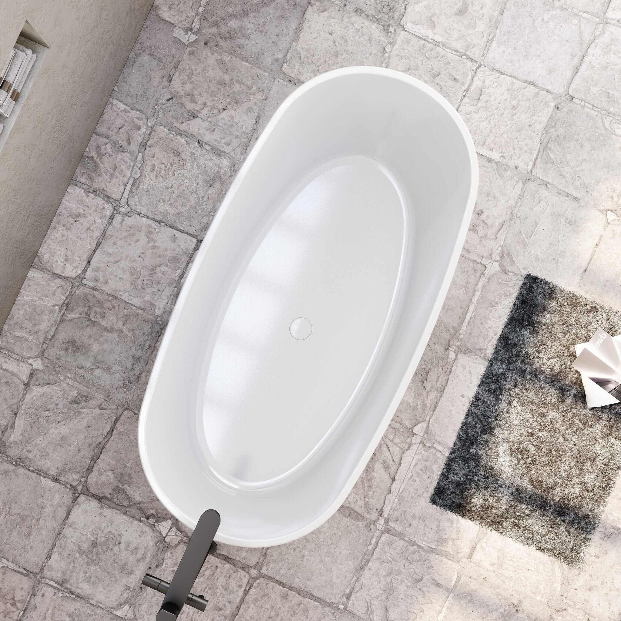 Milano Tear 1400/1500/1700 Freestanding Bath