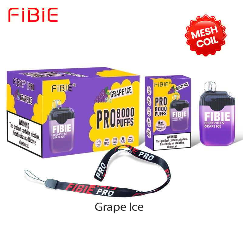 FIBIE 8000 PUFFS Disposable Vape (10 Flavors Collection)