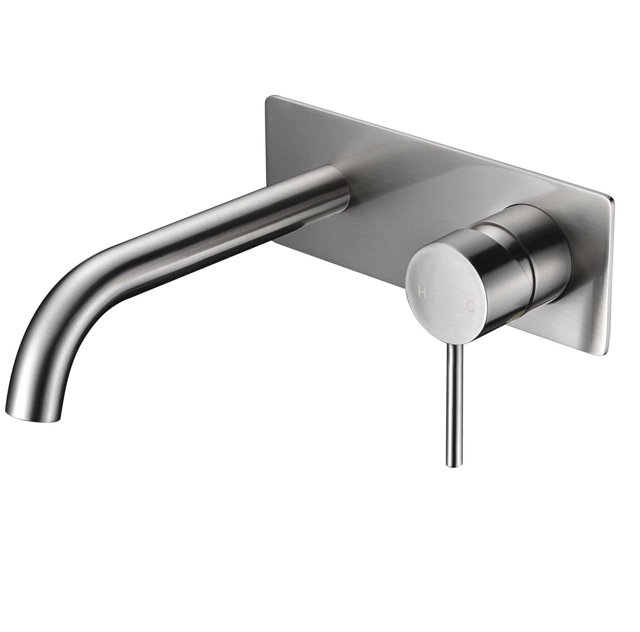 IKON Hali Wall Basin/ Bath Mixer Set With Curve Spout