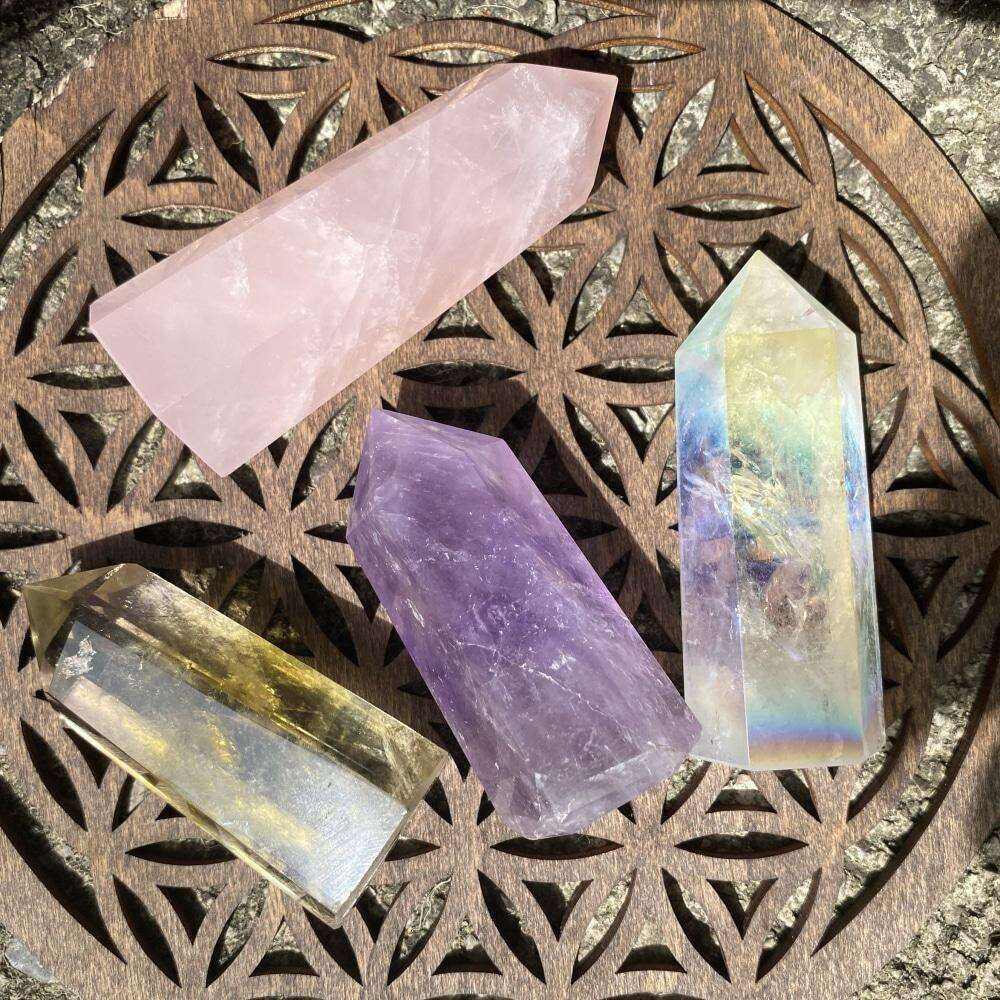 4-Piece Pillars of Quartz Set