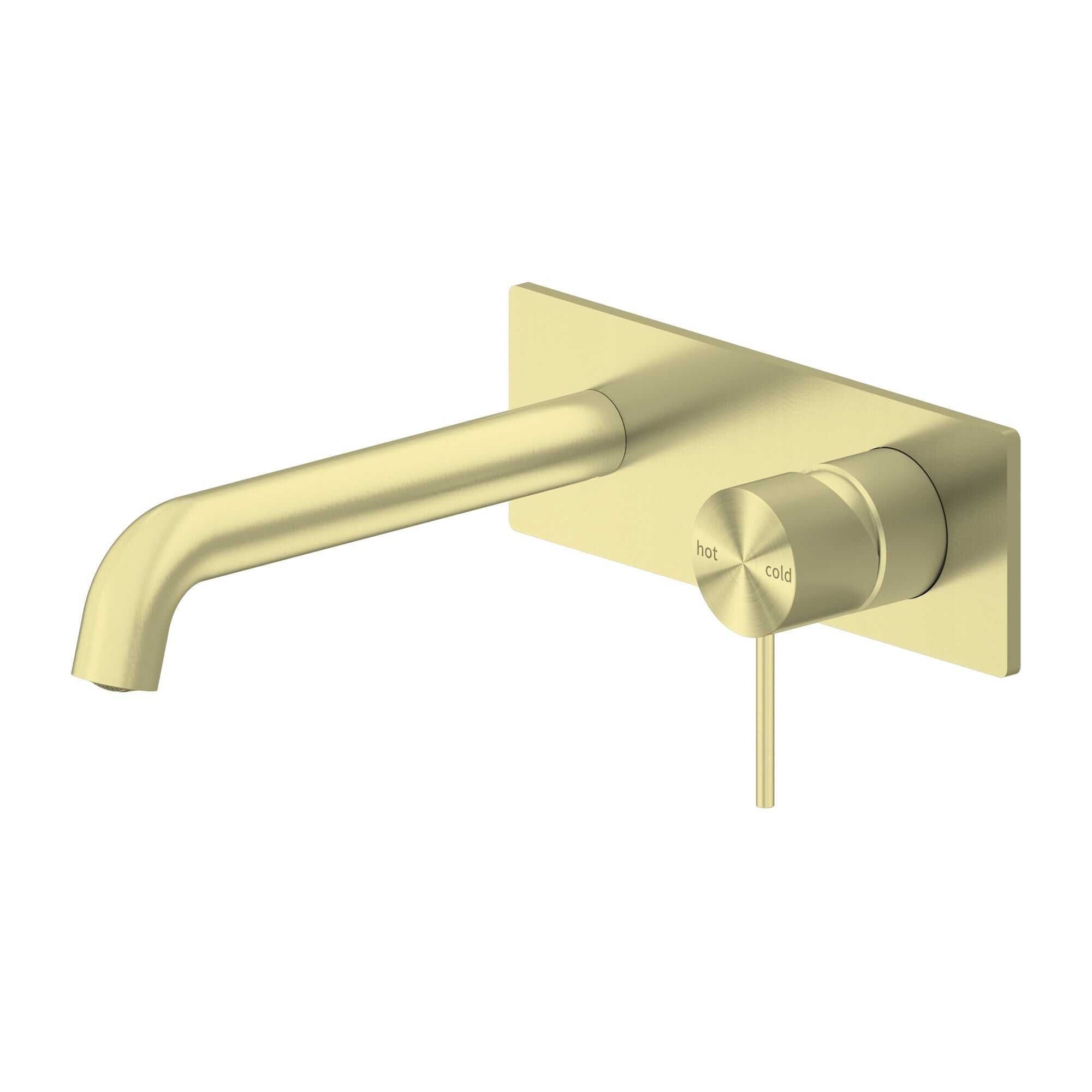 Nero Mecca Wall Basin/Bath Mixer