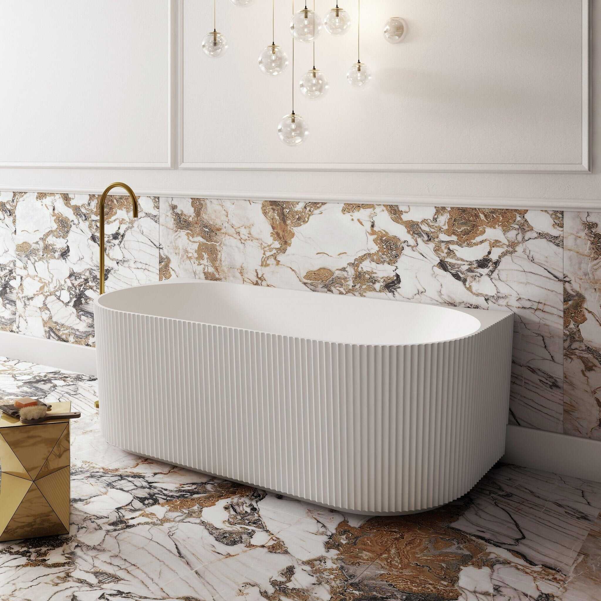 Back to Wall Bath-Matte White