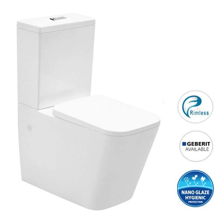 X-Cube Rimless Back To Wall Toilet Suite