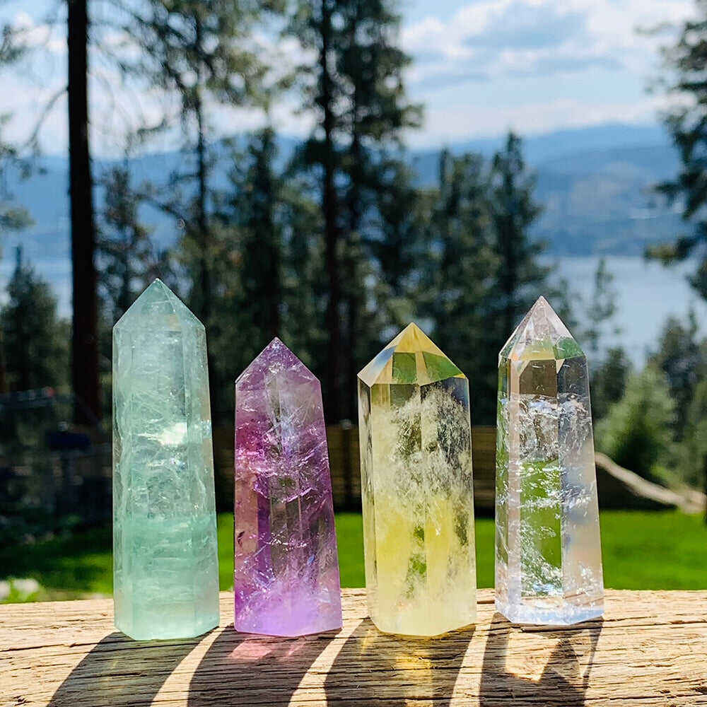 4 Crystal Sparkle Lightwork Manifestation Set