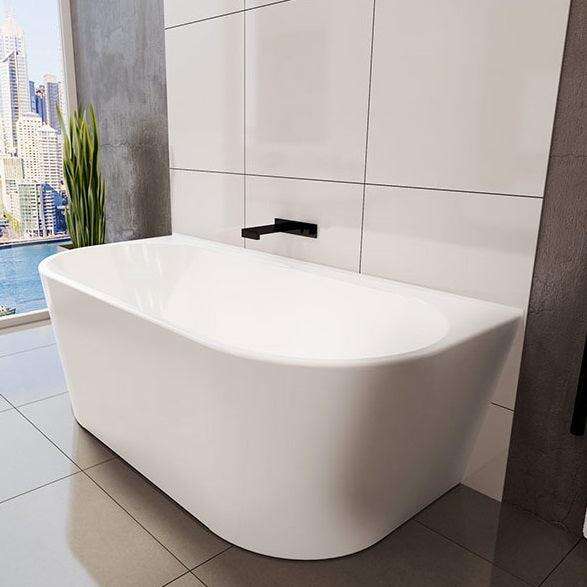 Back To Wall Freestanding Bath