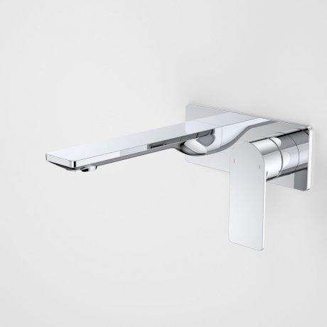 Caroma Urbane II 180mm Wall Basin/ Bath Mixer-Square Cover Plate