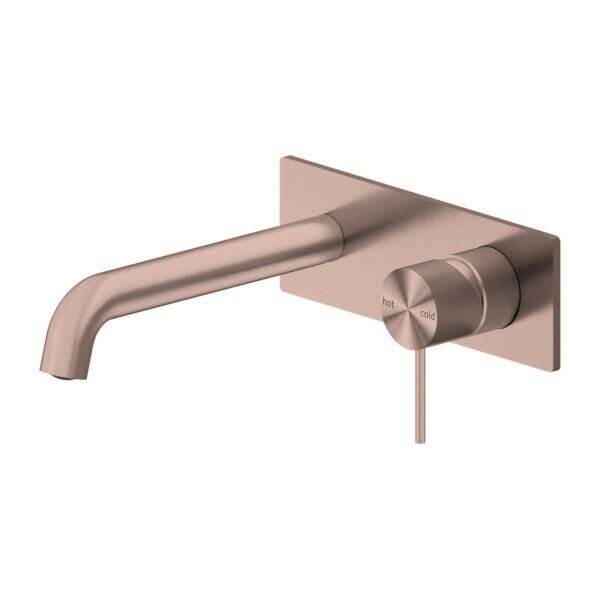 Nero Mecca Wall Basin/Bath Mixer