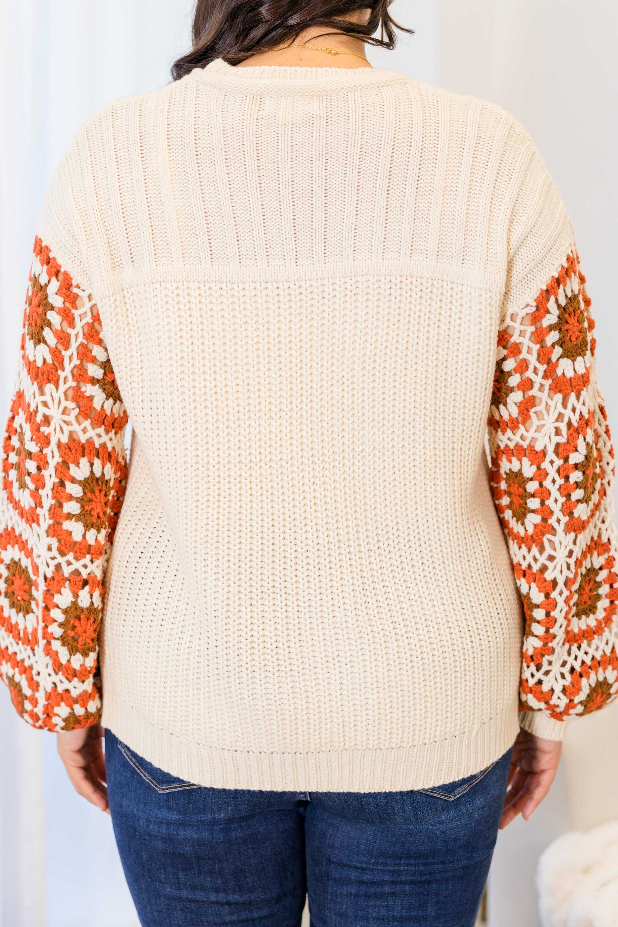 War And Peace Sweater, Cream