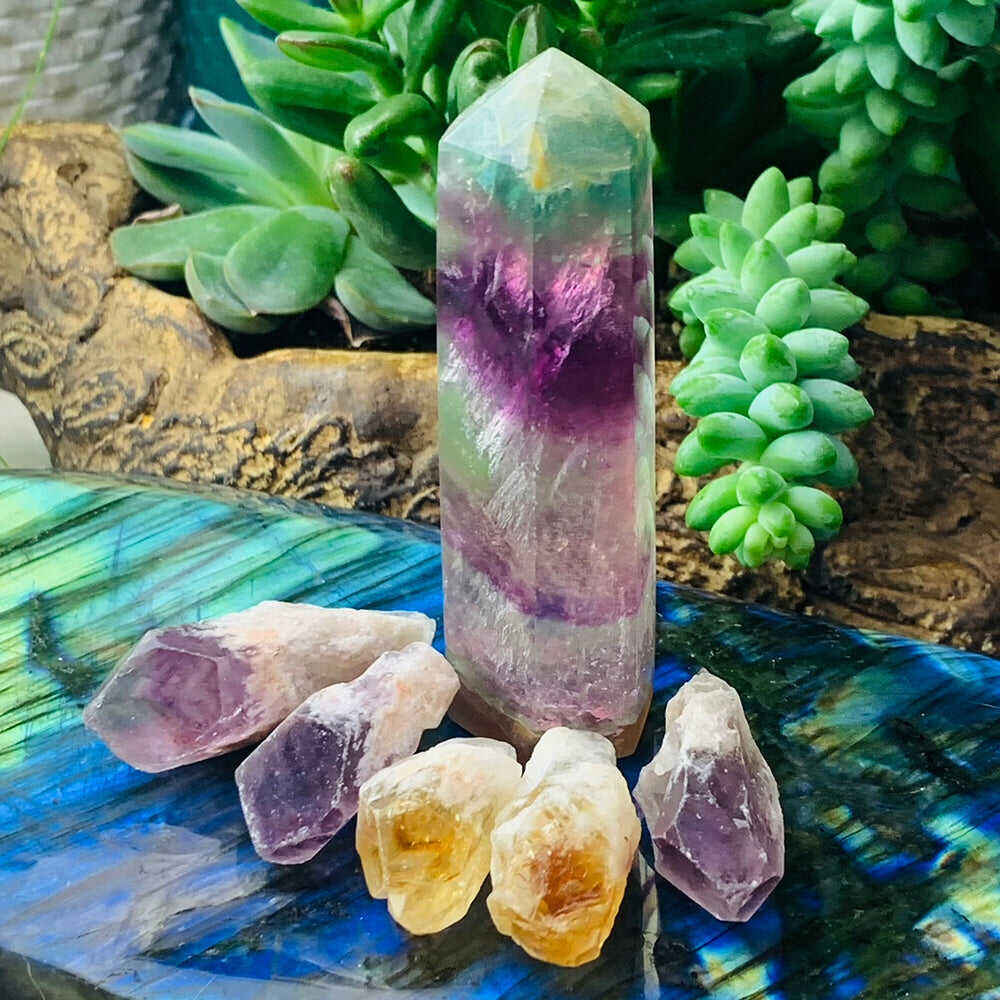 Multicolor Fluorite Intuitive 6-Piece Set