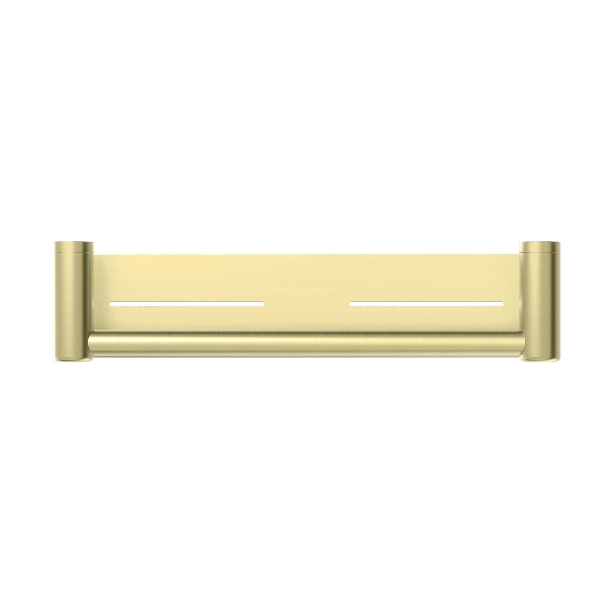 NERO MECCA CARE 25MM GRAB RAIL WITH SHELF 450MM BRUSHED GOLD