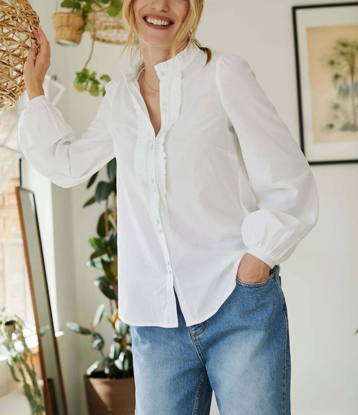 Classic White Modal Shirt