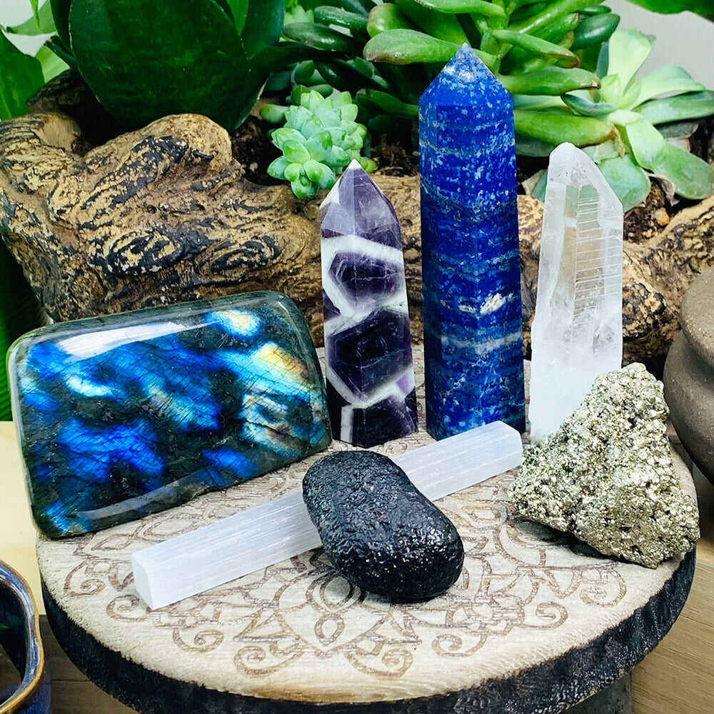 Starseed Crystal Altar Kit (7-Piece Set)