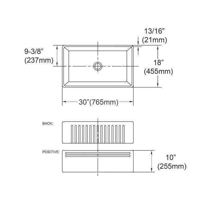 Otti Boston Butler Sink Single Bowl