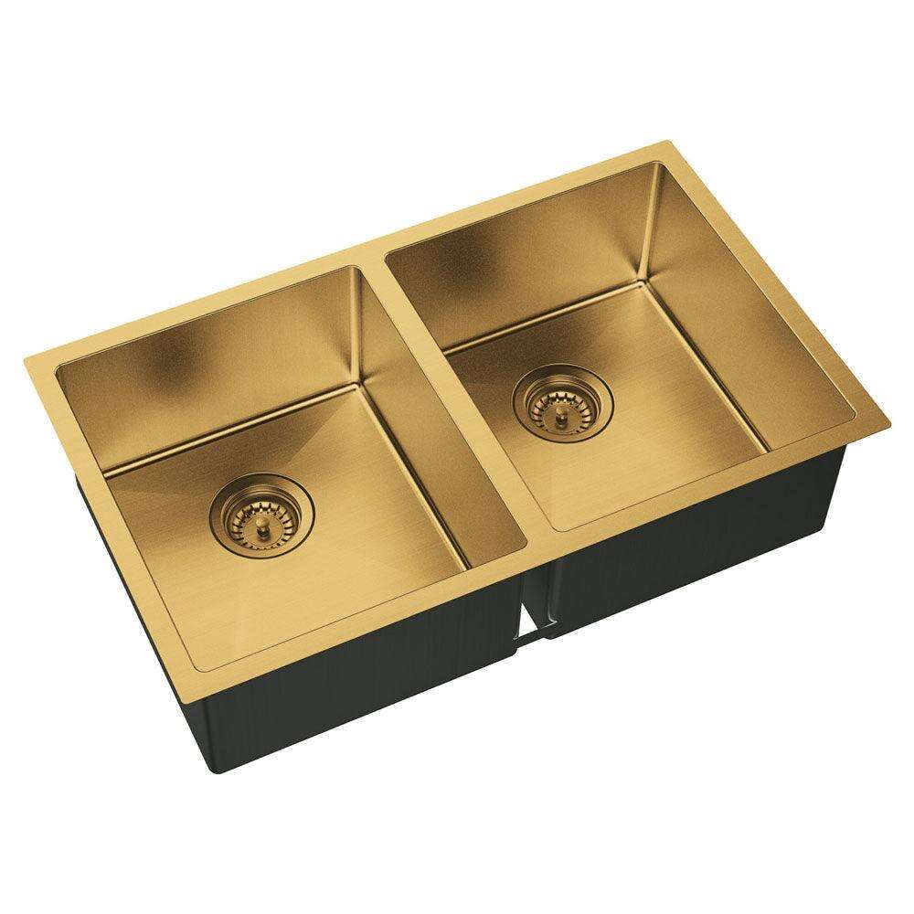 Fienza Hana 27L/27L Double Kitchen Sink