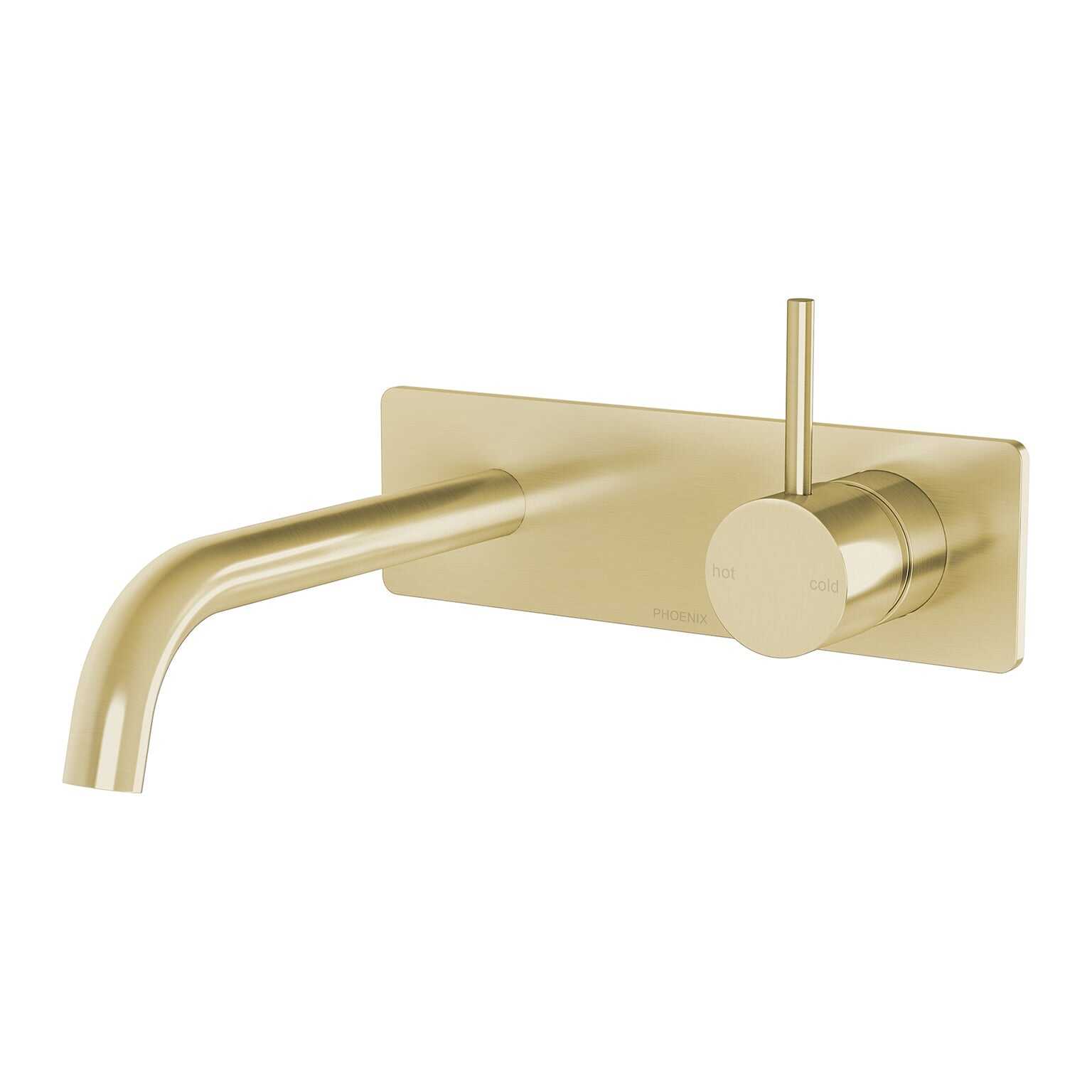 Phoenix Vivid Slimline Up Wall Basin / Bath Mixer Set