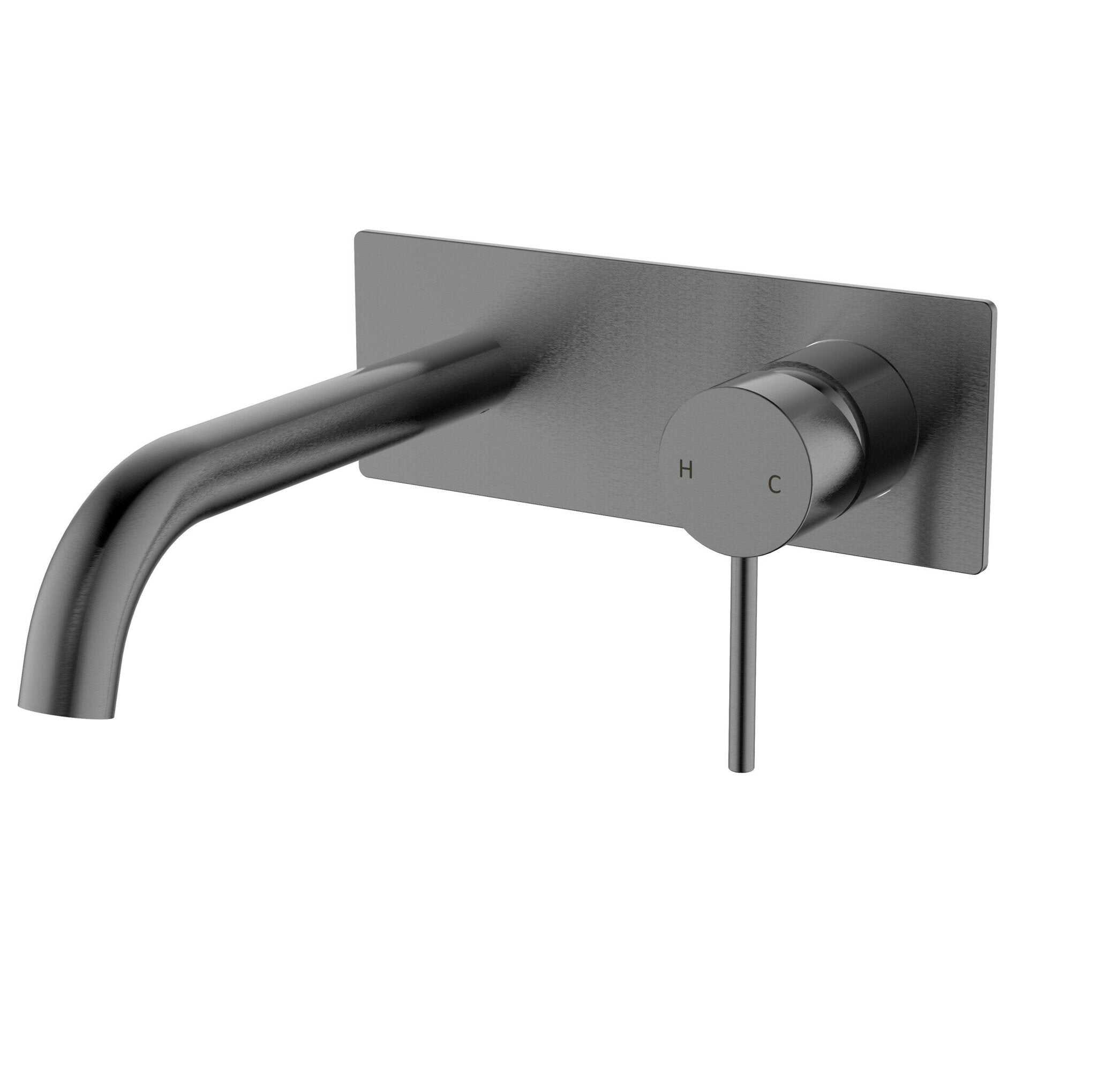 IKON Hali Wall Basin/ Bath Mixer Set With Curve Spout