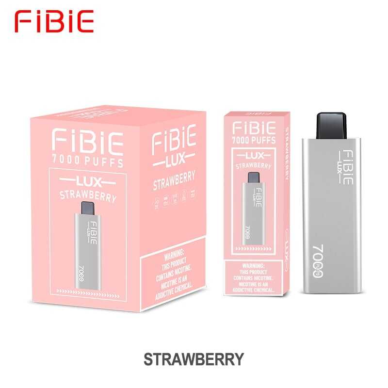 STRAWBERRY - FIBIE 7000 PUFFS Disposable Vape