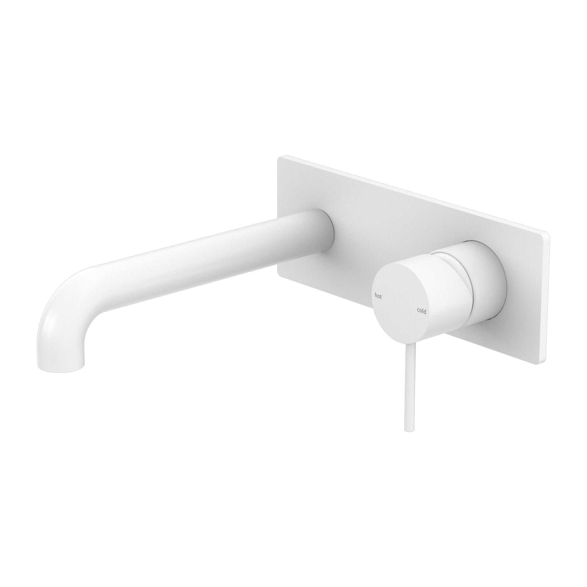 Nero Mecca Wall Basin/Bath Mixer