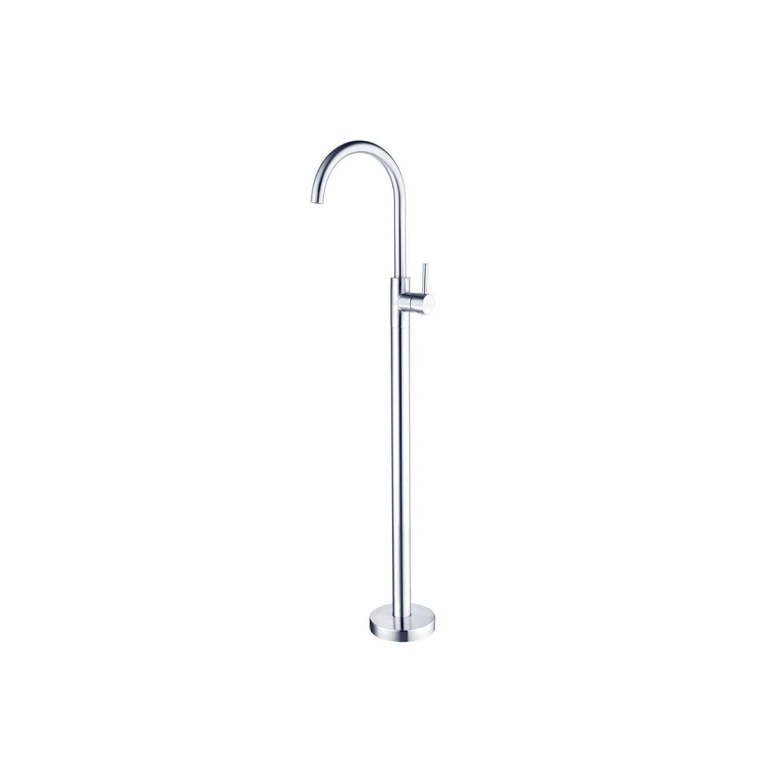 NERO MECCA FREESTANDING BATH MIXER CHROME