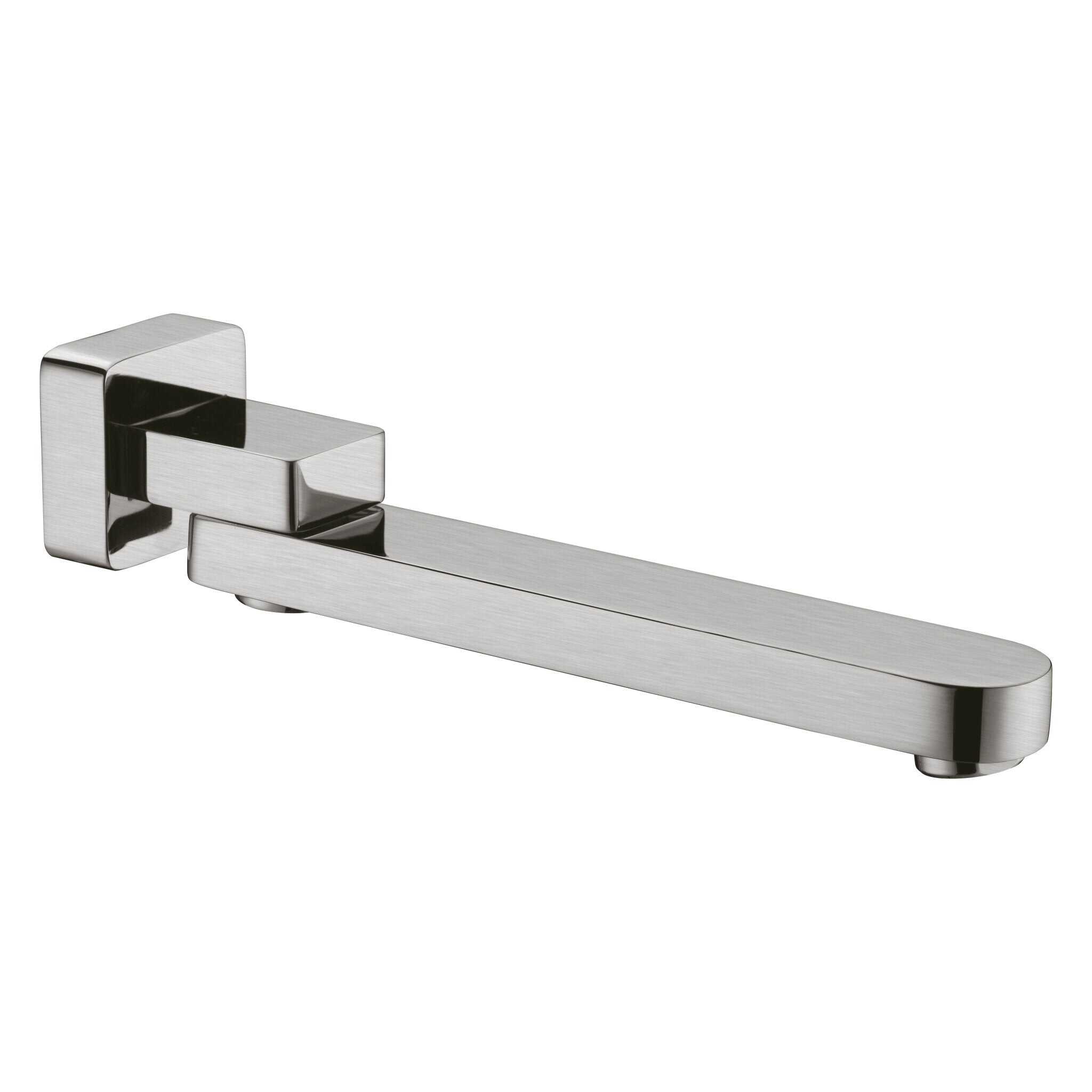 NERO BIANCA SWIVEL BATH SPOUT ONLY BRUSHED NICKEL