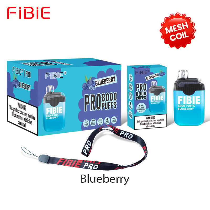 Blueberry - FIBIE 8000 PUFFS Disposable Vape