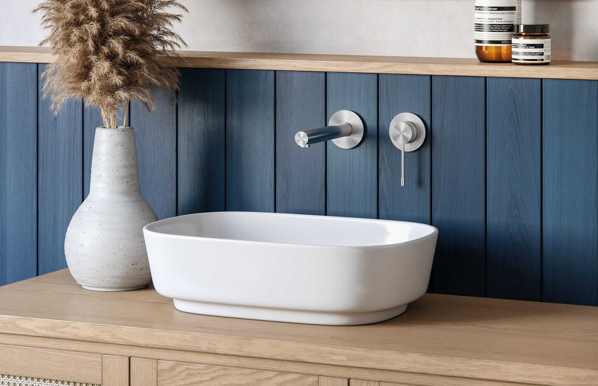 Phoenix Vivid Slimline SS 316 Wall Basin / Bath Outlet 180mm