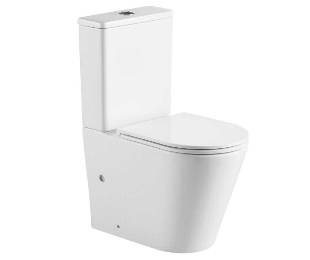 UNI Mercio Berlin Back to Wall Toilet Suite with Rimless Tornado (Quite Flush Tech@), MATT WHITE