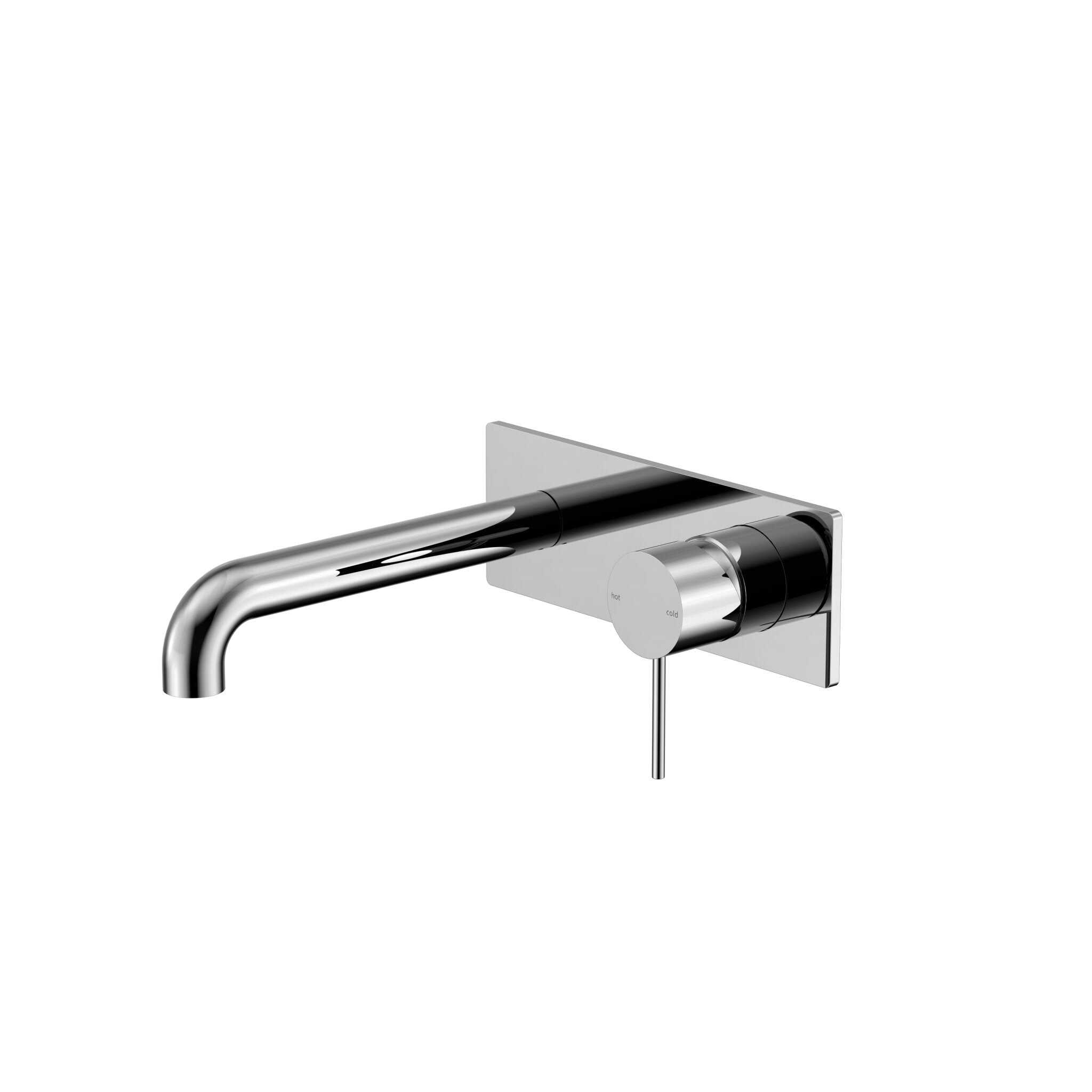 NERO MECCA WALL BASIN/BATH MIXER 120MM CHROME