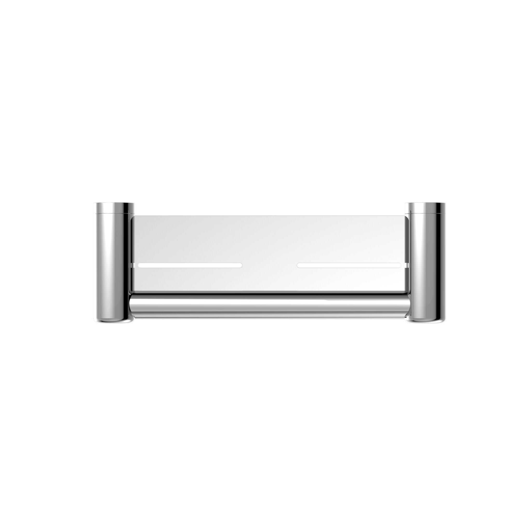 25MM GRAB RAIL WITH SHELF 300MM CHROME