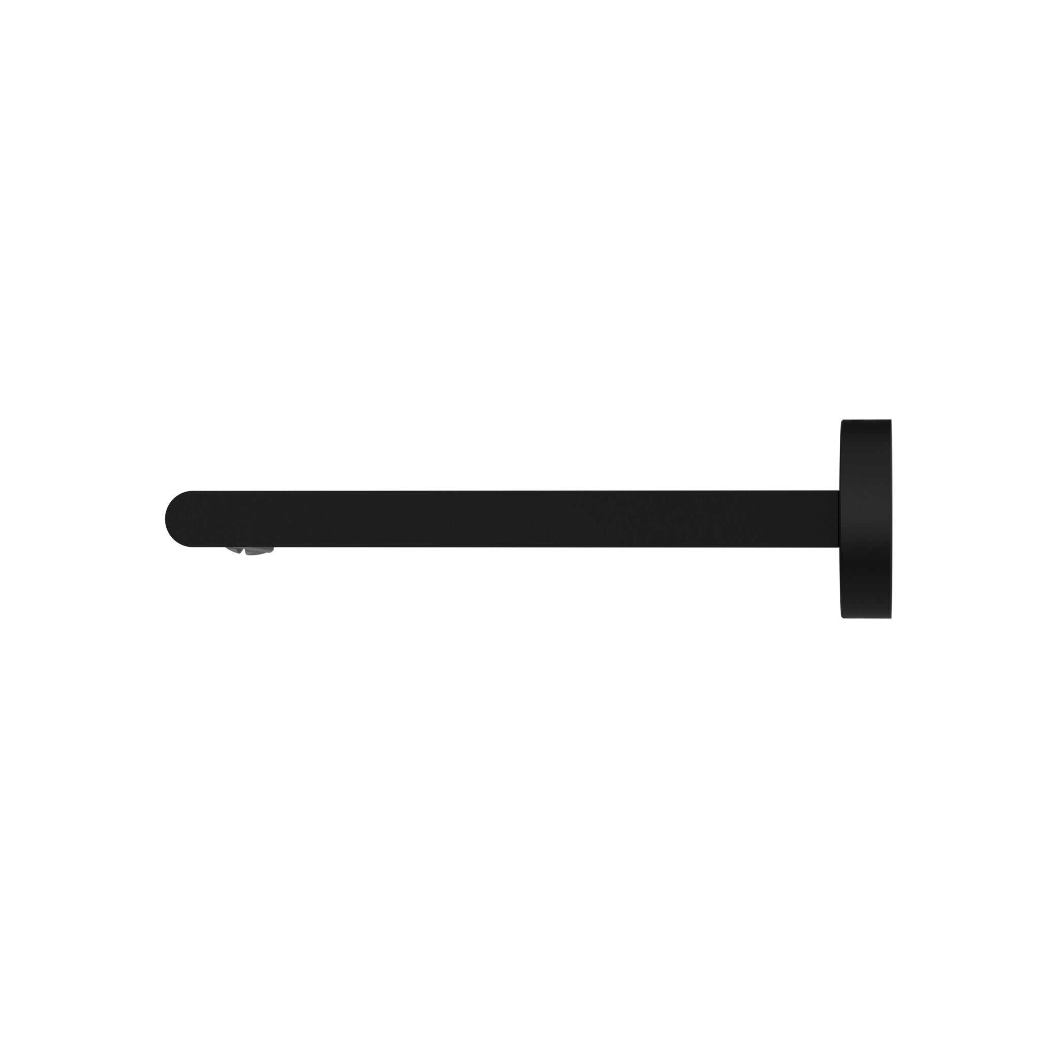 NERO BIANCA FIXED BASIN/BATH SPOUT ONLY 200MM MATTE BLACK